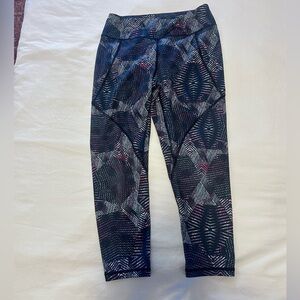 Blue Patterned Womens Leggings from Patagonia